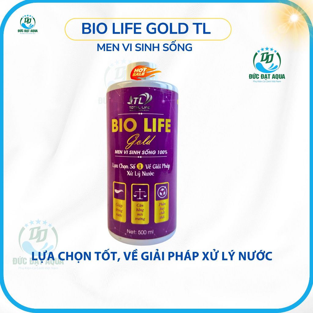 Vi sinh sống LT biolife gold làm trong nước phân hủy chất thải cân bằng môi trường cá cảnh thủy sinh 8