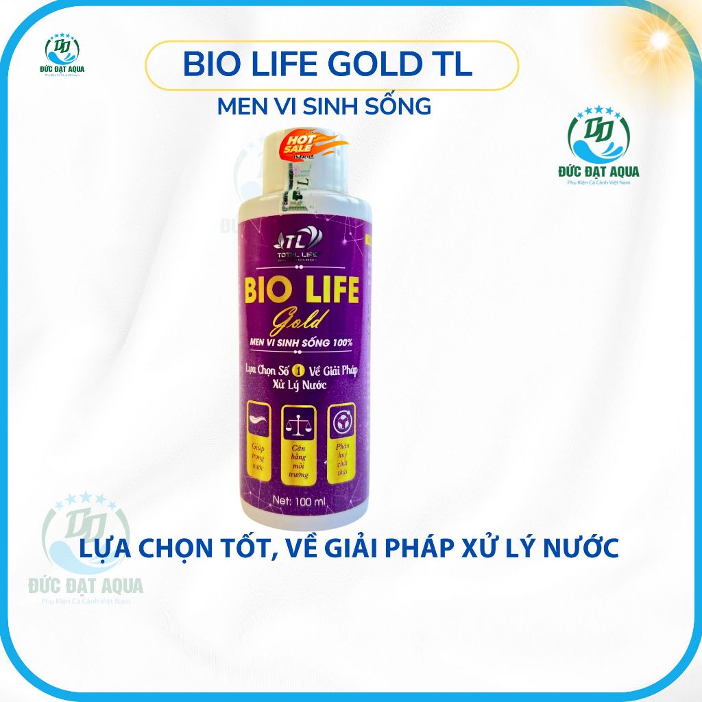 Vi sinh sống LT biolife gold làm trong nước phân hủy chất thải cân bằng môi trường cá cảnh thủy sinh 5