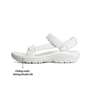 Dép cao su đúc sandal quai hậu bigsize nam nữ mùa hè Teva dư xịn chính hãng màu trắng , dép quai ngang chống trơn trượt