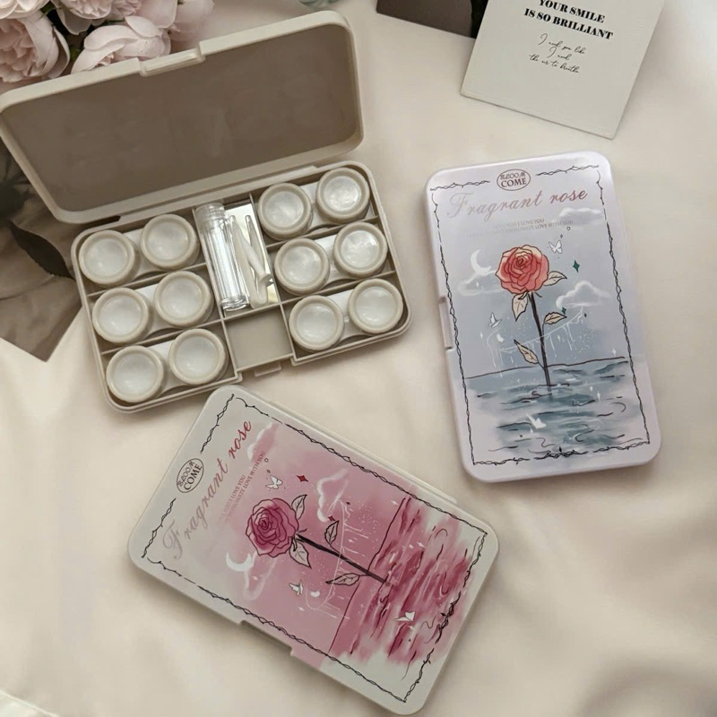 Khay Bông Hồng 6 ô kute tiện dụng Muneyes