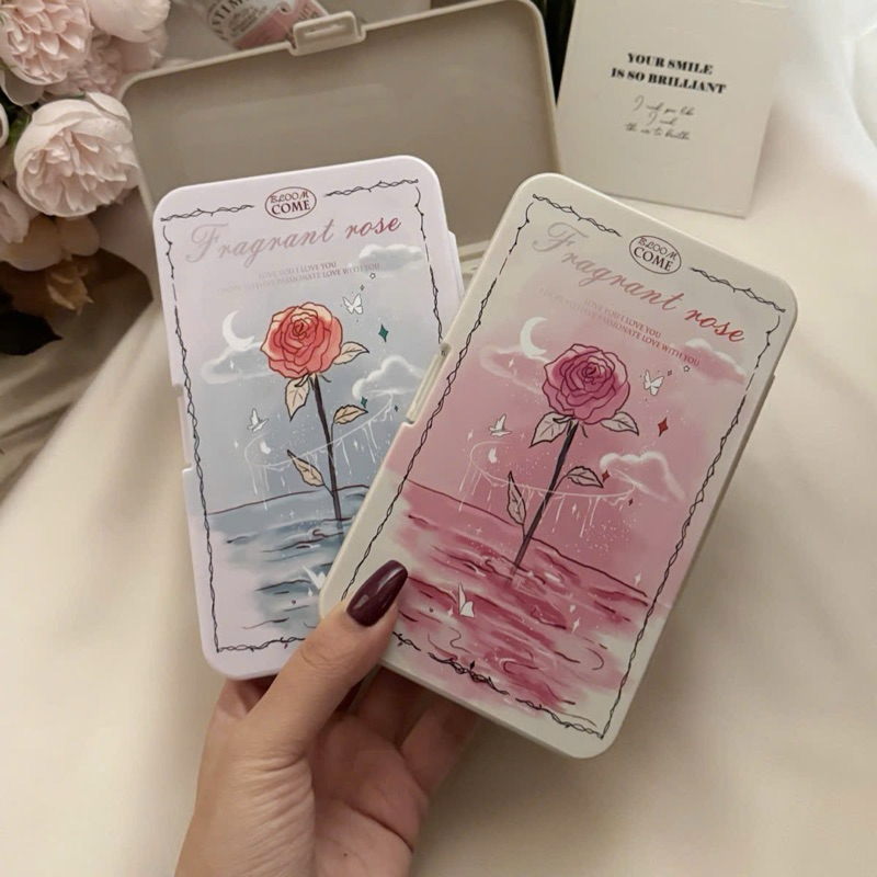 Khay Bông Hồng 6 ô kute tiện dụng Muneyes