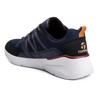 Giày thể thao sneaker nam Topper dư xịn chính hãng màu xanh navy êm nhẹ , sneaker thời trang đi bộ chạy bộ