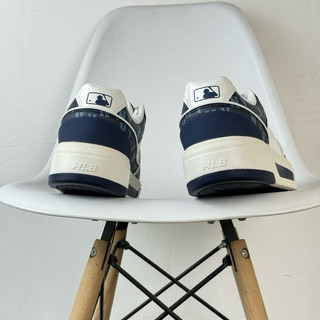 Giày thể thao bigsize nam nữ mùa hè MLB MY chunky độn đế tăng chiều cao êm nhẹ màu xanh navy, sneaker thời trang vnxk