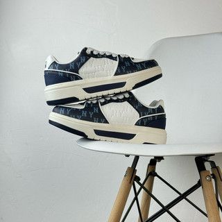 Giày thể thao bigsize nam nữ mùa hè MLB MY chunky độn đế tăng chiều cao êm nhẹ màu xanh navy, sneaker thời trang vnxk
