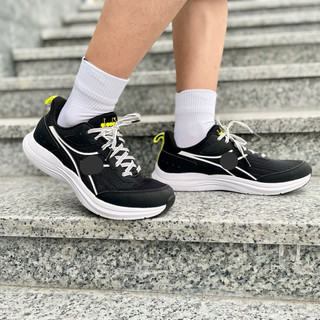Giày thể thao bigsize nam chạy bộ đi bộ Diador@ dư xịn màu đen siêu êm nhẹ , sneaker thời trang vnxk cao cấp