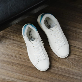 Giày nam thể thao Zara bigsize trắng , white sneakers thời trang xịn chính hãng xuất dư size 44 45