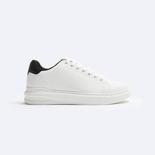 Giày thể thao sneakers nam Zara full trắng chính hãng độn đế tăng chiều cao, thời trang bigsize siêu nhẹ