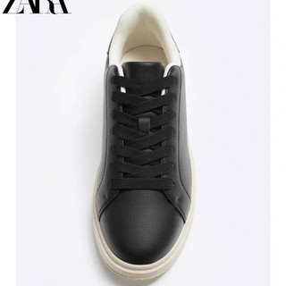 Giày thể thao sneaker bigsize nam mùa hè Zara màu đen độn đế tăng chiều cao chính hãng big size