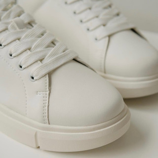 Giày nam thể thao Zara bigsize trắng , white sneakers thời trang xịn chính hãng xuất dư size 44 45