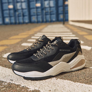 Giày thể thao nam Topper màu đen phối thời trang , sneaker xịn