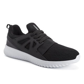 Giày thể thao chạy bộ nam nữ TOPPER màu đen siêu êm nhẹ vải dệt thông thoáng dư chính hãng, sneaker thời trang bigsize