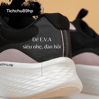 Giày lười slip on bigsize nữ mùa hè Skecher màu đen  chạy bộ , đi bộ , tập gym siêu nhẹ,sneaker thời trang big size