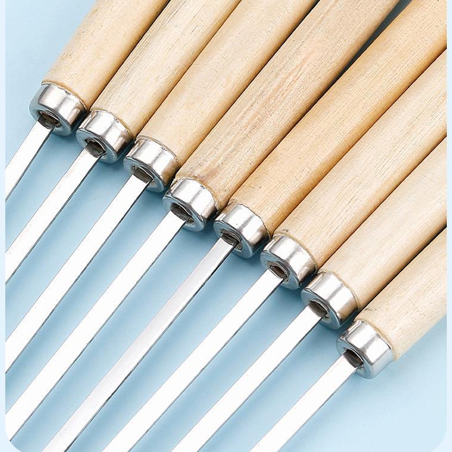 Xiên Nướng Inox, Xiên Nướng Thịt Inox - Que Nướng Thịt Inox 34 cm ...