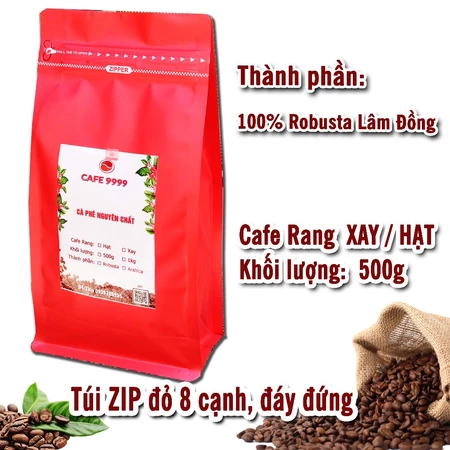 500g cà phê hạt nguyên chất, cf hạt chưa xay, cà phê hot, cafe hạt rang mộc, hạt cà phê, cafe hạt