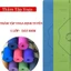 Thảm tập yoga -TPE- Dầy 8 ly, Thân thiện với môi trường, vân sóng bám sàn tốt, định tuyến sắc nét, tặng kèm túi lưới.