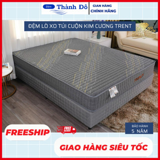 Đệm lò xo túi cuộn kim cương cao cấp TRENT thiết kế nhỏ gọn,hàng chính hãng bảo hành 5 năm
