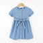 Váy jean bé gái sơ sinh 0794L xuất dư, đầm jean trẻ em nữ size 3-9M (2-8kg)