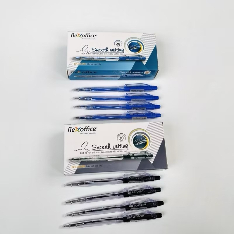 Hộp 20 Chiếc Bút Bi Thiên Long - Flexoffice FO-03