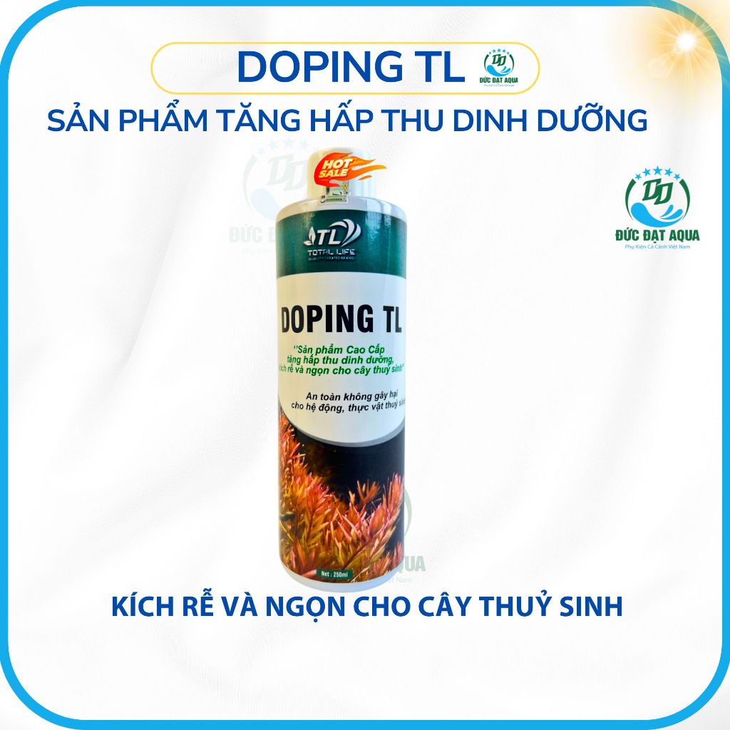 Doping TL sản phẩm tăng hấp thu dinh dưỡng, kích rễ và ngọn cho cây thuỷ sinh cho cây phát triển tốt 3