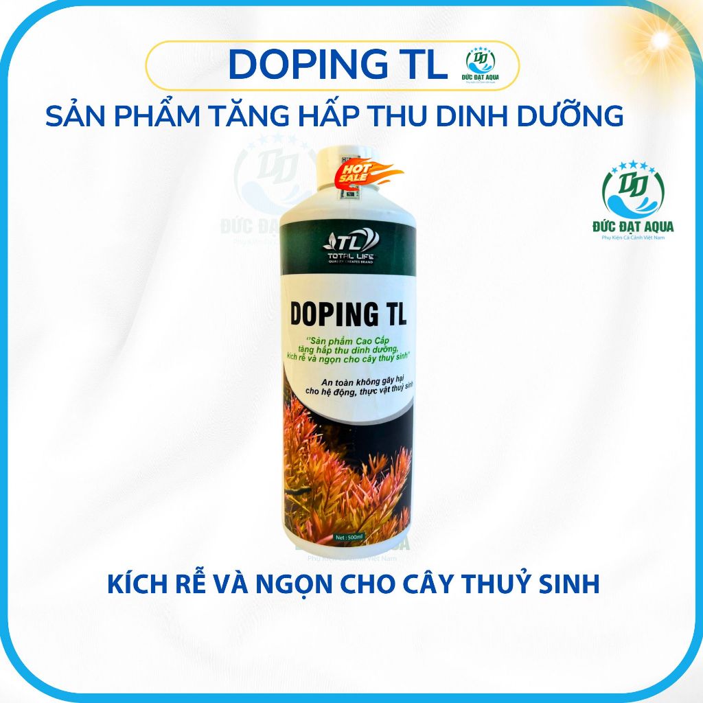 Doping TL sản phẩm tăng hấp thu dinh dưỡng, kích rễ và ngọn cho cây thuỷ sinh cho cây phát triển tốt 6