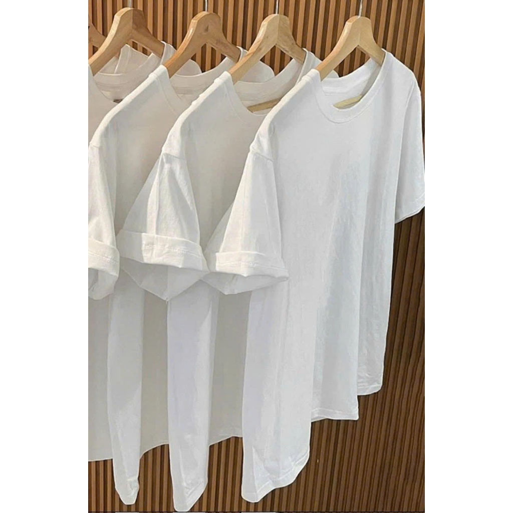 Áo thun Stee Cổ tròn Oversize Cotton ICVCVNI Unisex Menwear