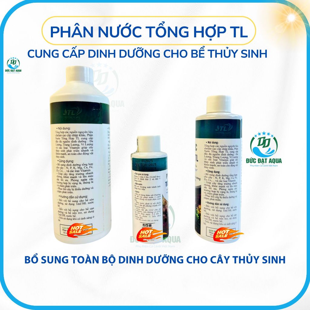 Phân nước tổng hợp TL cung cấp dinh dưỡng toàn diện giúp cây sinh trưởng mạnh, lên màu đẹp 5
