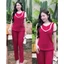 Bộ đồ trung niên nữ quần dài thun xốp cao cấp mặc nhà đẹp cho mẹ- CN155