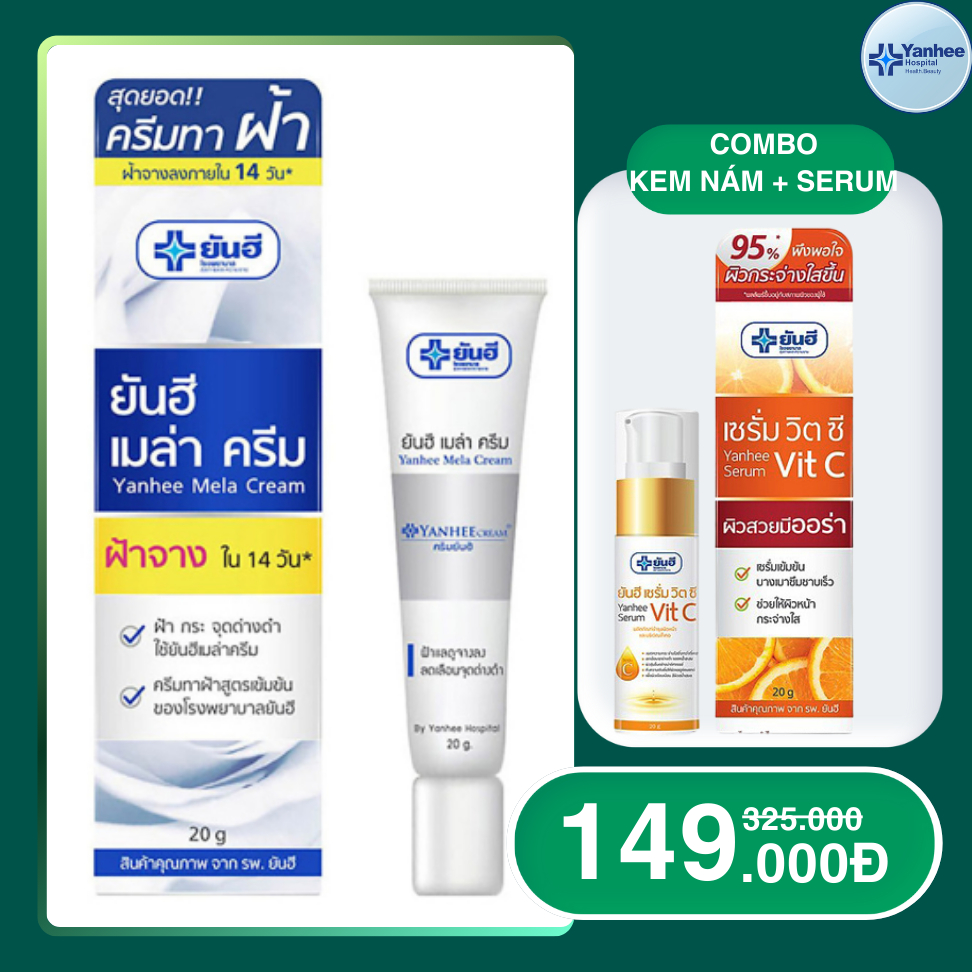 Kem Nám Tàn Nhang, Serum nám YANHEE Weilaiya Cao Cấp Mờ Nám Tàn Nhang Đồi Mồi Dưỡng Ẩm Da, Phục Hồi Chống Lão Hóa Da