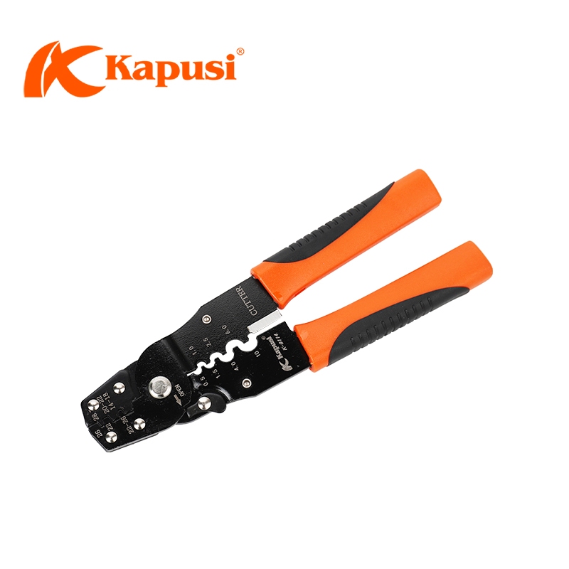 Kìm Bấm Cos Kapusi K-9110 - Dụng Cụ Tuốt Dây, Bấm Cos, Cắt Dây Tiện Lợi