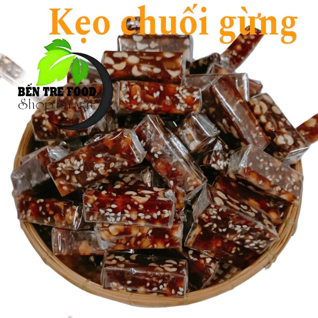 ( ĐẶC SẢN BẾN TRE) 1KG KẸO CHUỐI GỪNG KIÊN LONG- ĐẶC SẢN BẾN TRE SHOP