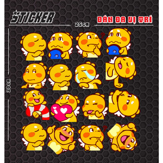 Tem Dán sticker Decal dán xe máy , xe điện , mũ bảo hiểm , bàn học , hộp bút , dán đa vị trí v.v.v