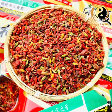 Kỷ tử đỏ hoang dã núi Trường Bạch sấy khô (500g, 1kg). Trà kỉ tử hữu cơ organic, kì tử kỳ tử câu kỷ tử bổ thận bổ huyết
