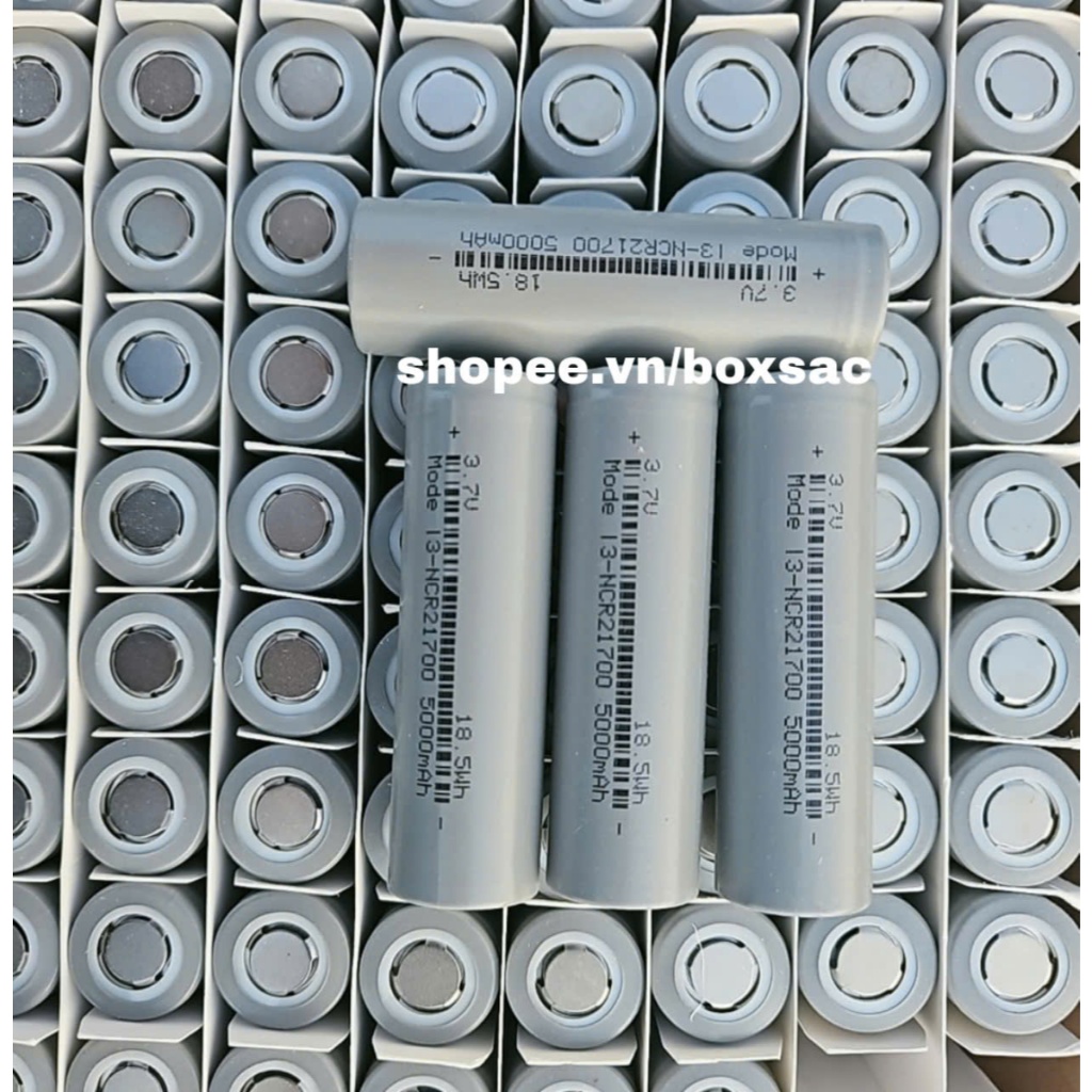 [01] Cell Pin 21700 xám 5000mAh, Dòng xả cao 5C-15A - 3,7V chính hãng ...