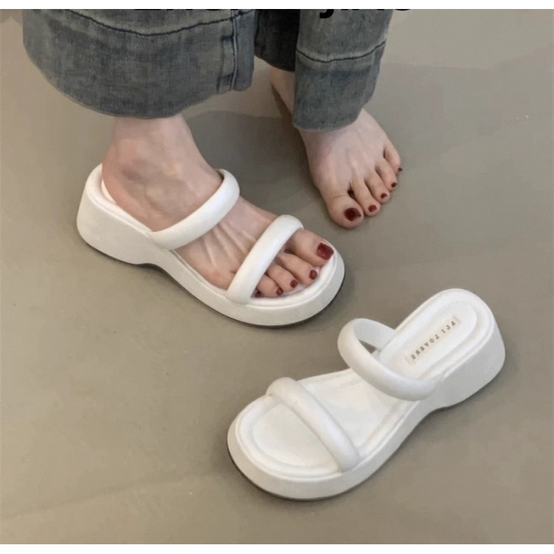 Dép thời trang đế dày quai ngang/xỏ ngón