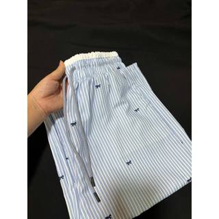Quần Kẻ Ống Rộng ELEGANTE 3 Màu Chào Đón Hè ELEGANTE, Chất Liệu Mát Lạnh, Không Nhăn, Phai, Bai,  Xù