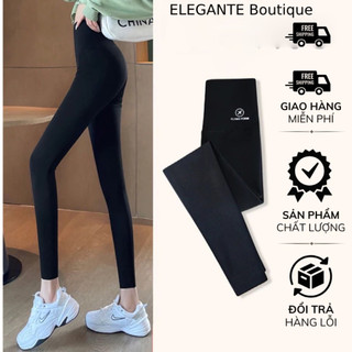 Quần Cạp Cao Legging Nâng Mông Chuẩn Siêu Tôn Dáng