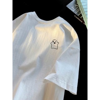 Áo phông thun nữ nam KONOVA form rộng chất liệu cotton in hình CÔ GÁI MẶT NẠ