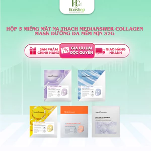 Hộp 5 Miếng Mặt Nạ Thạch Medianswer Collagen Mask Dưỡng Da Mềm Mịn 37g