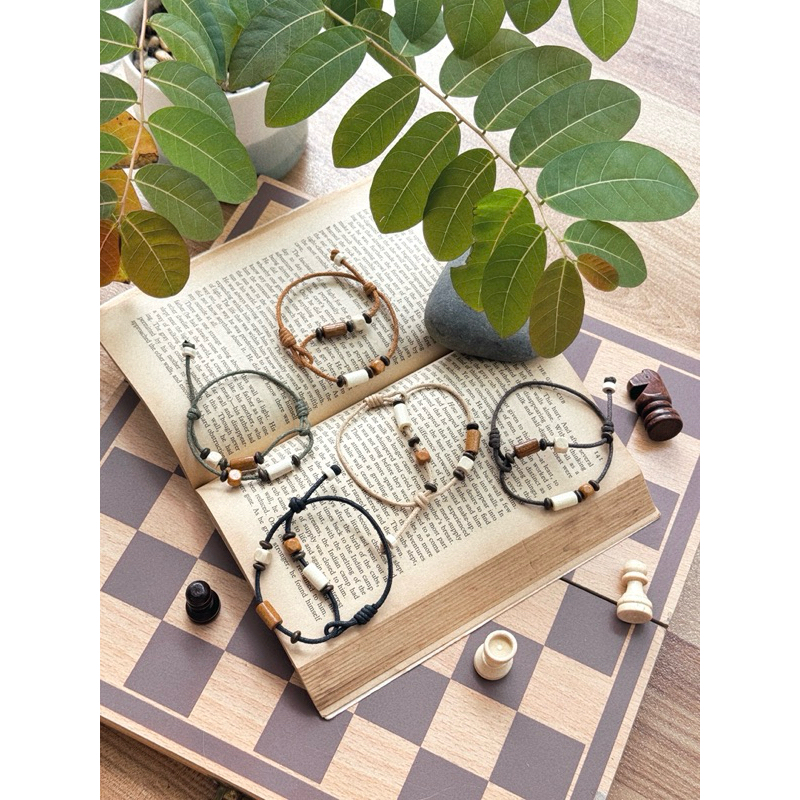 Set vòng Taiko - vòng tay hạt gỗ mix đeo nhiều kiểu tuỳ chỉnh kích thước