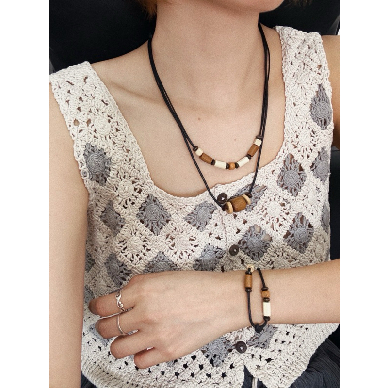 Set vòng Taiko - vòng tay hạt gỗ mix đeo nhiều kiểu tuỳ chỉnh kích thước