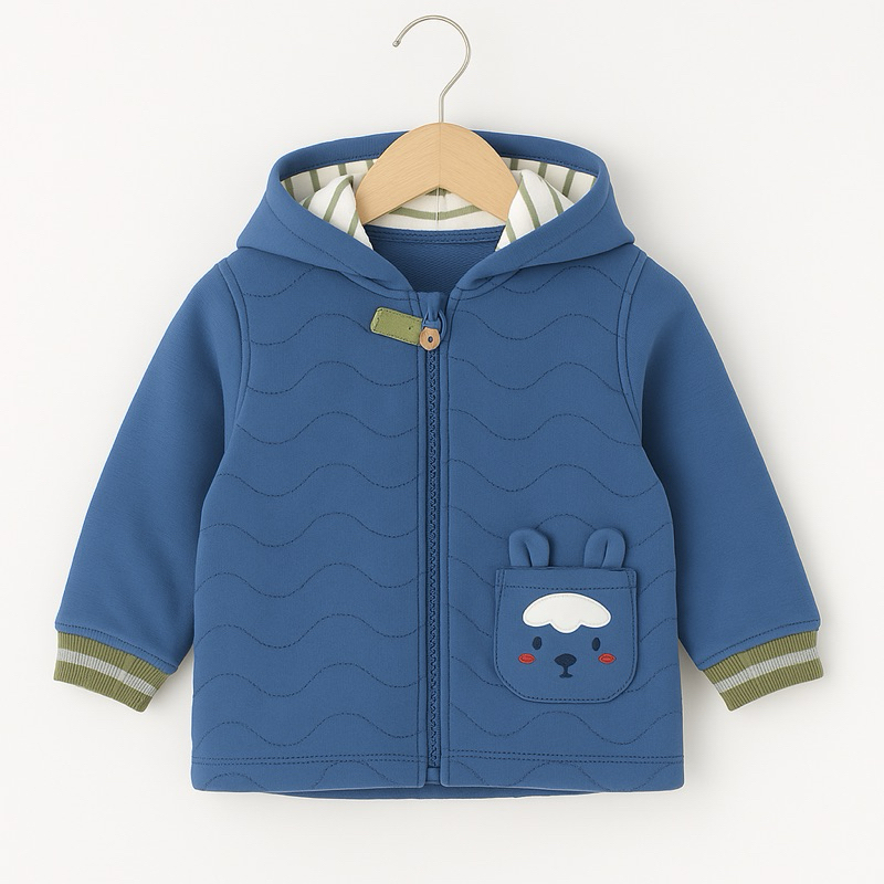 Áo Khoác Bé Sơ Sinh C8016 Xuất Dư Cao Cấp Size 3-18M (2-10kg) – Áo Khoác Trẻ Em Thu Đông