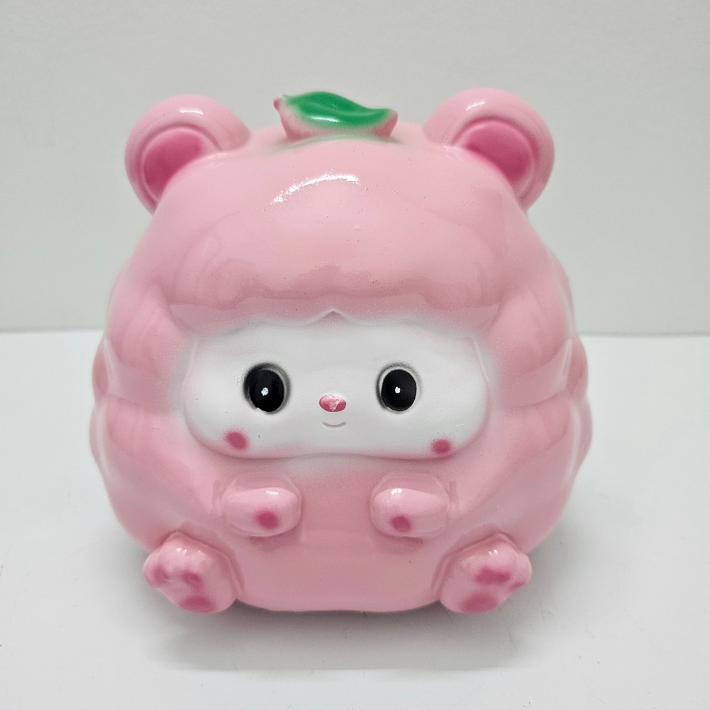 Heo Đất Lợn Đất Cừu Lá lỗ tròn đáng yêu cute Ống heo tiết kiệm tiền,trang trí,quà tặng