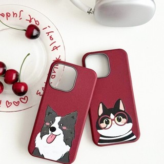 Ốp lưng iphone nhựa dẻo họa tiết da nhám Cún mèo dành cho ip 6/7/8/plus/x/xr/xs/11/12/13/14/15/16/pro max - qn2005