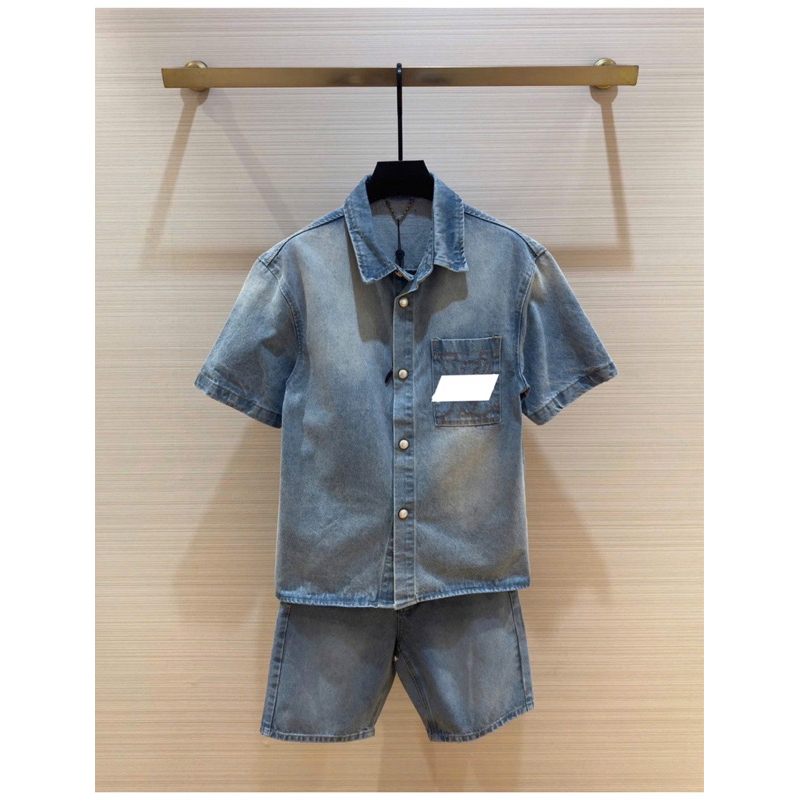 ⚡️[Hight Quality] Full Bộ Áo / Quần Denim 1-\/ Logo Embroidered - Điểm Nhấn Họa Tiết Thêu Phối Màu Cao Cấp Qccc Nam Nữ