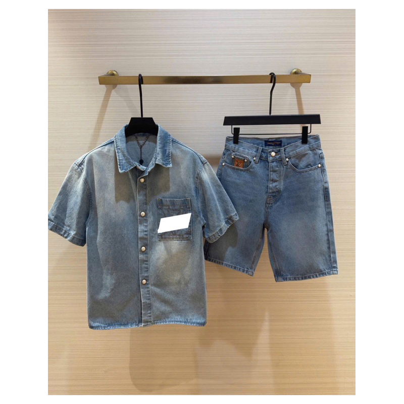 ⚡️[Hight Quality] Full Bộ Áo / Quần Denim 1-\/ Logo Embroidered - Điểm Nhấn Họa Tiết Thêu Phối Màu Cao Cấp Qccc Nam Nữ