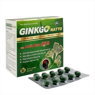 VIÊN UỐNG BỔ NÃO GINKGO NATTO PHÚC VINH HỘP 100 VIÊN
