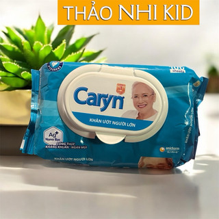 (Hoả tốc ) Khăn ướt giành cho người già Caryn 100 tờ an toàn lành tính