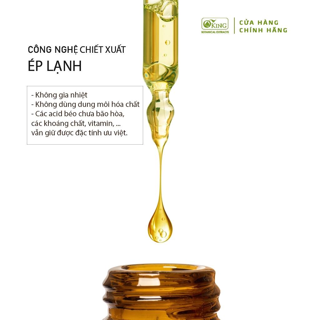 Dầu Mù u nguyên chất (Tamanu) 100ml | Oking Việt Nam