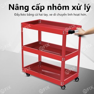 Xe đẩy hàng đẩy hàng Kệ sắt có thể chịu được 100kg Kệ sắt 4 tầng Cao Cấp Kệ đựng đồ đa năng
