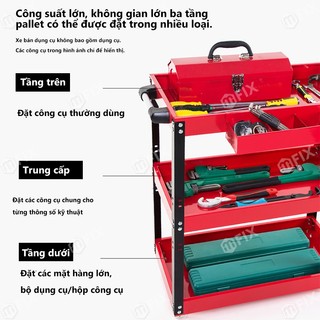 Xe đẩy hàng đẩy hàng Kệ sắt có thể chịu được 100kg Kệ sắt 4 tầng Cao Cấp Kệ đựng đồ đa năng